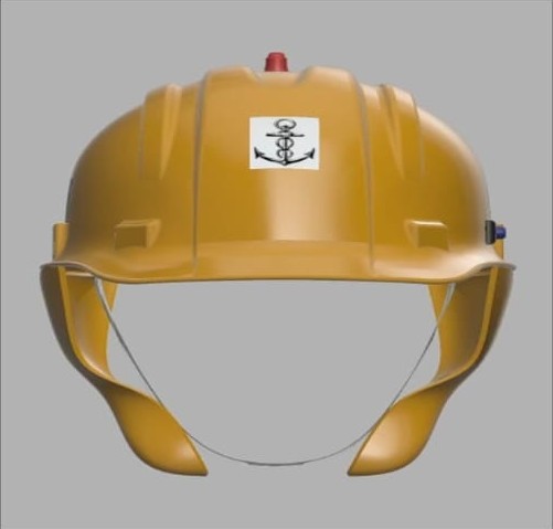 3D Rotating Helmet Model